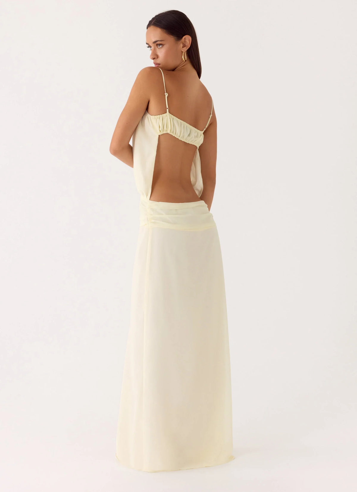 Citrus Kiss Maxi Dress Baby Yellow