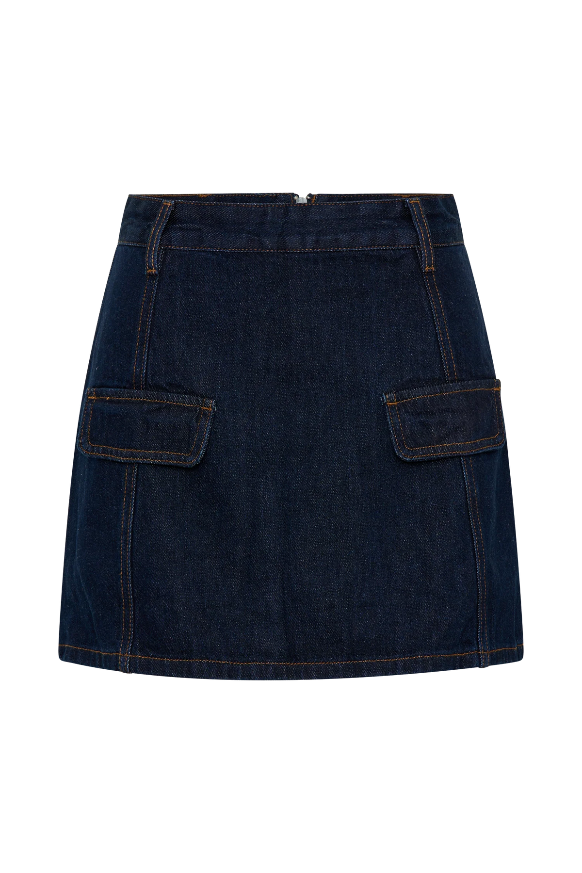 Rosalyn Mini Denim Skort Indigo Blue
