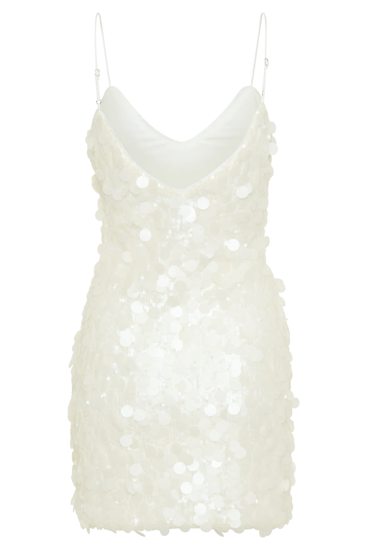 Romilly Sequin Mini Dress Ivory