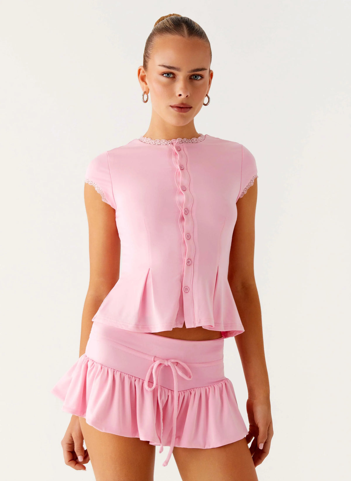 Landon Mini Skort Pink