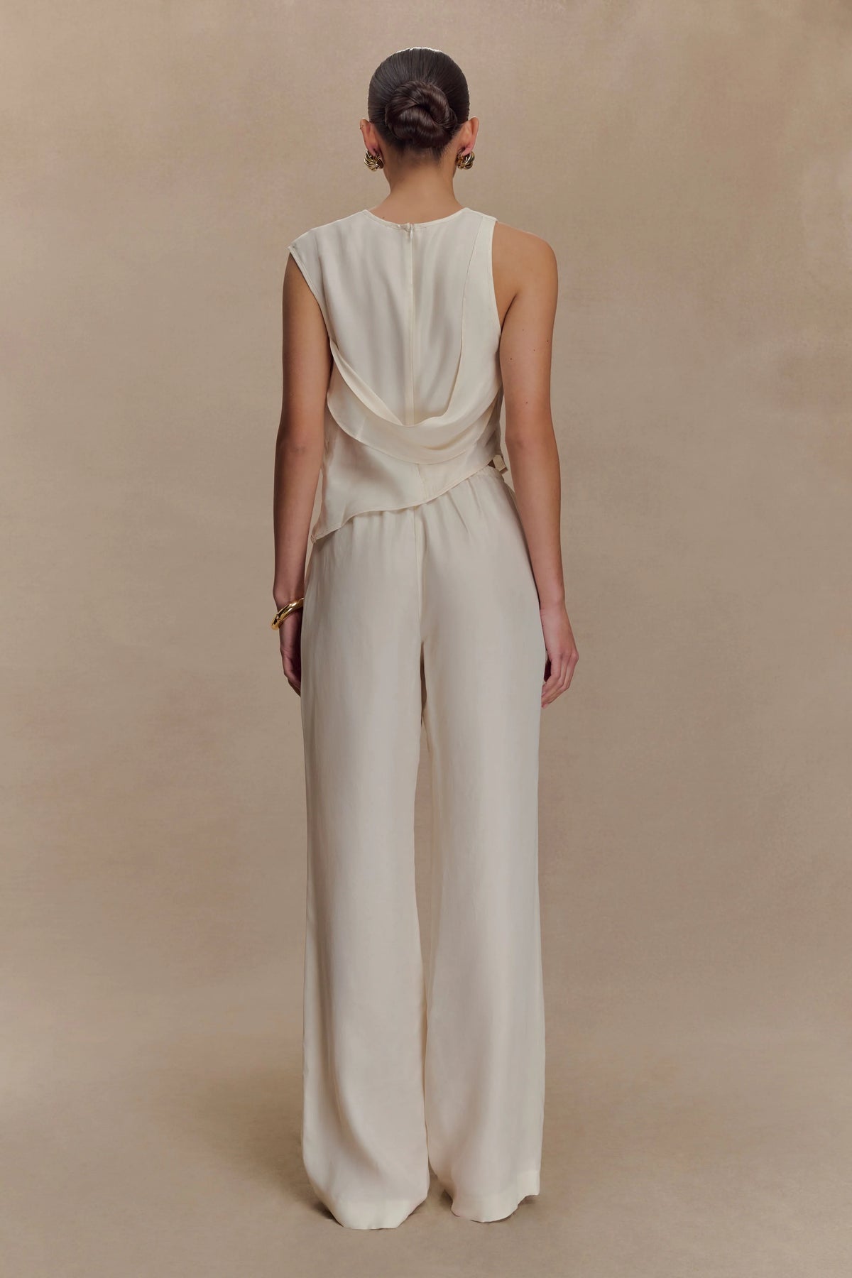 Violeta Asymmetric Top Ivory