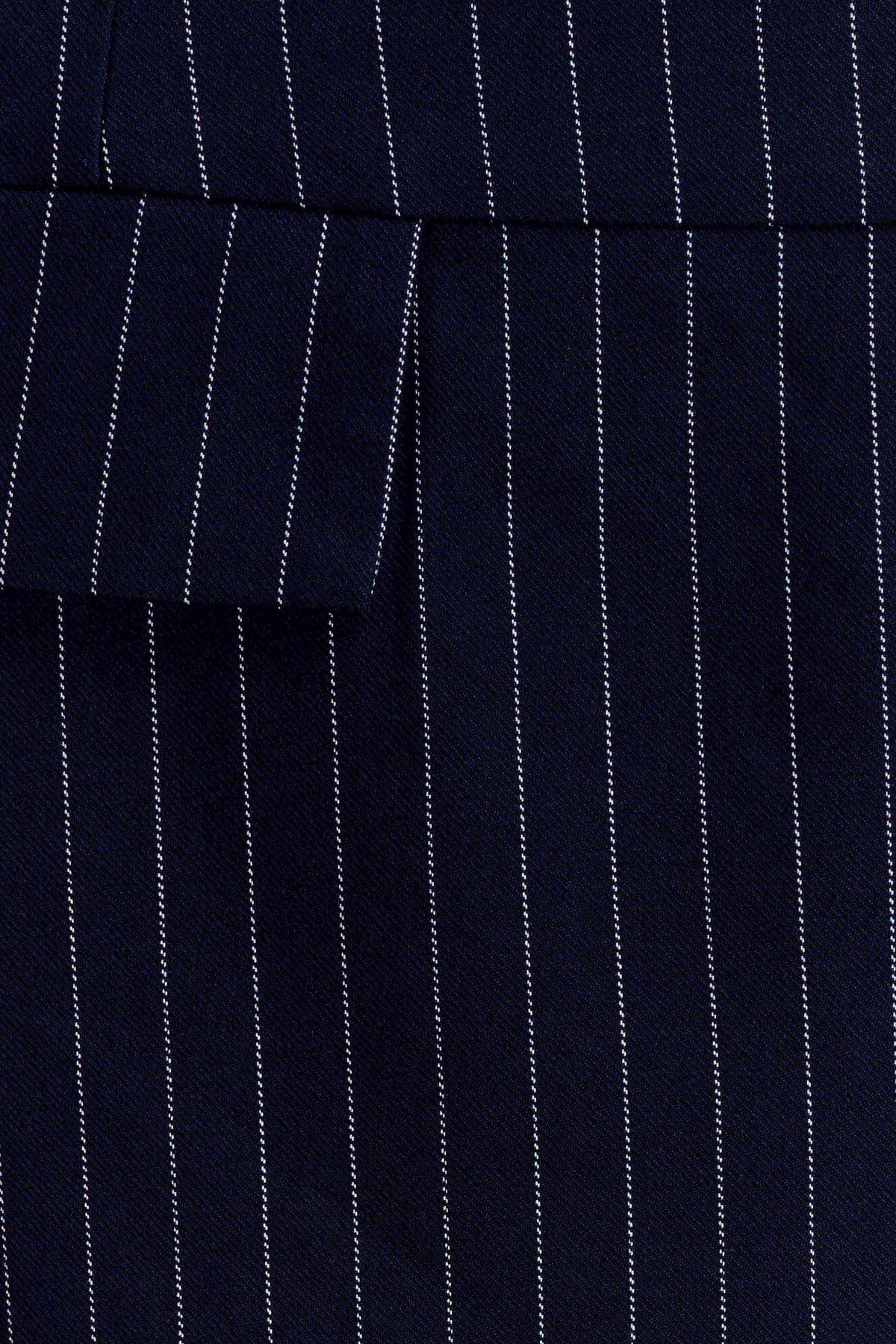 Cassie Column Maxi Skirt Navy Pinstripe