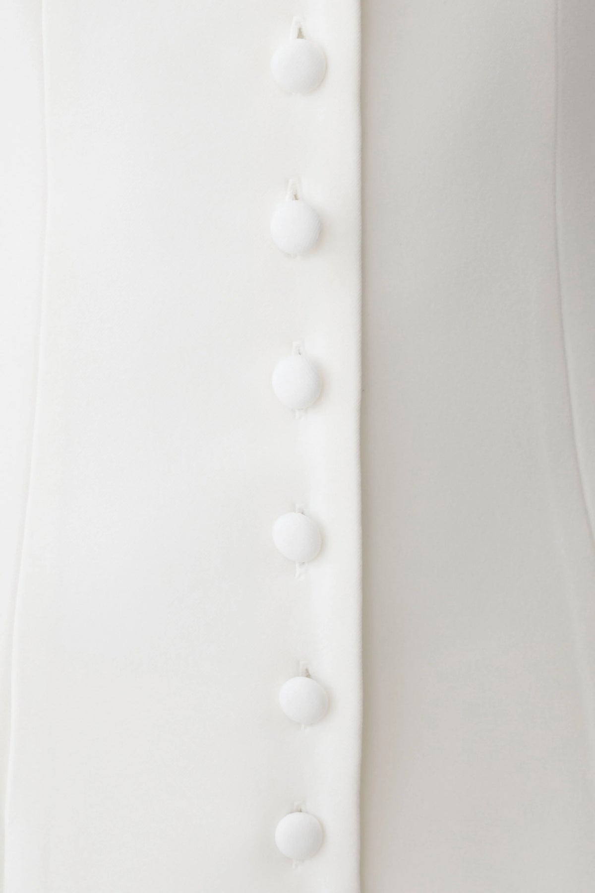 Ariella Button Up Short Sleeves Top White
