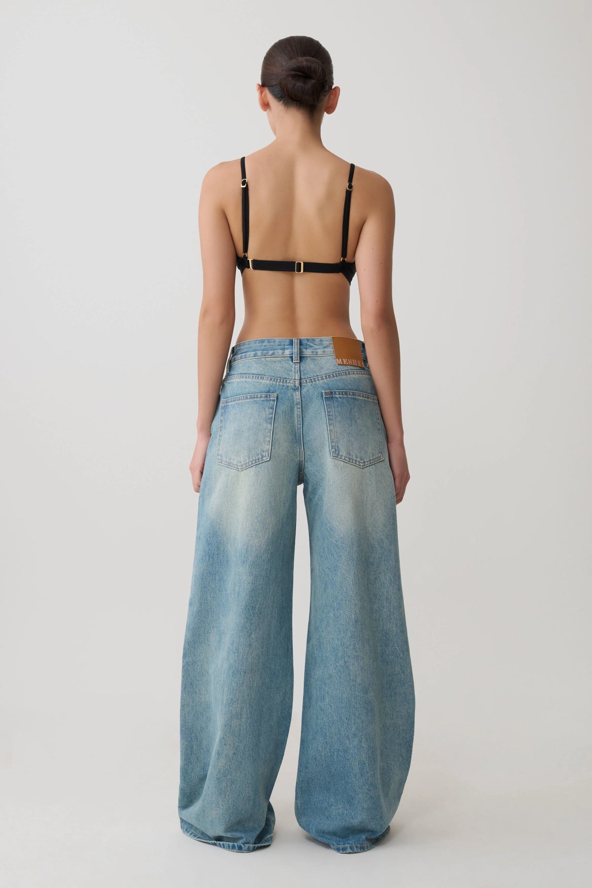 Kels Micro Triangle Bralette Black