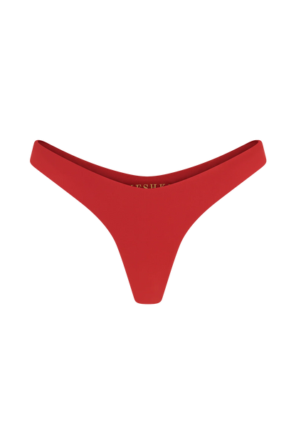 Tyler Cheeky Bikini Bottom Red