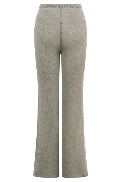 Malani Wide Leg Knit Pants Sage