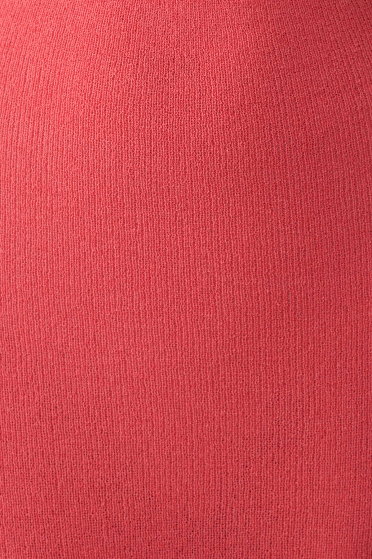 Theresea Halter Knit Maxi Dress Coral