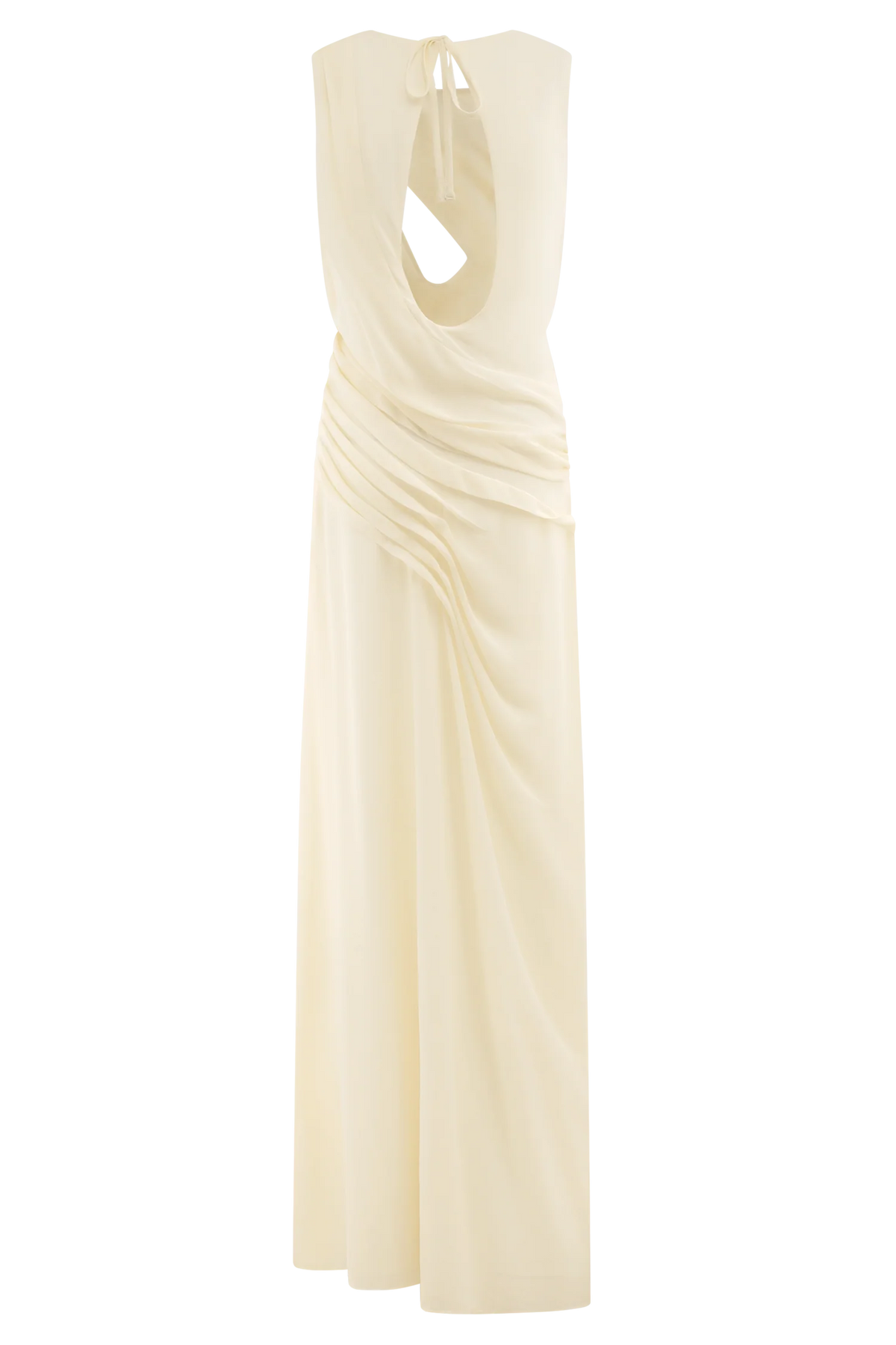 Oria Chiffon Maxi Dress Ivory
