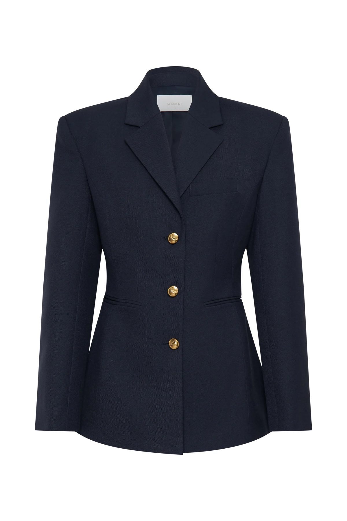 Bellamy Cinched Blazer Dark Navy