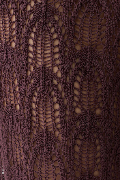 Glinda Crochet Pants Chocolate