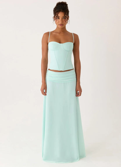 Tayana Corset Top Pistachio
