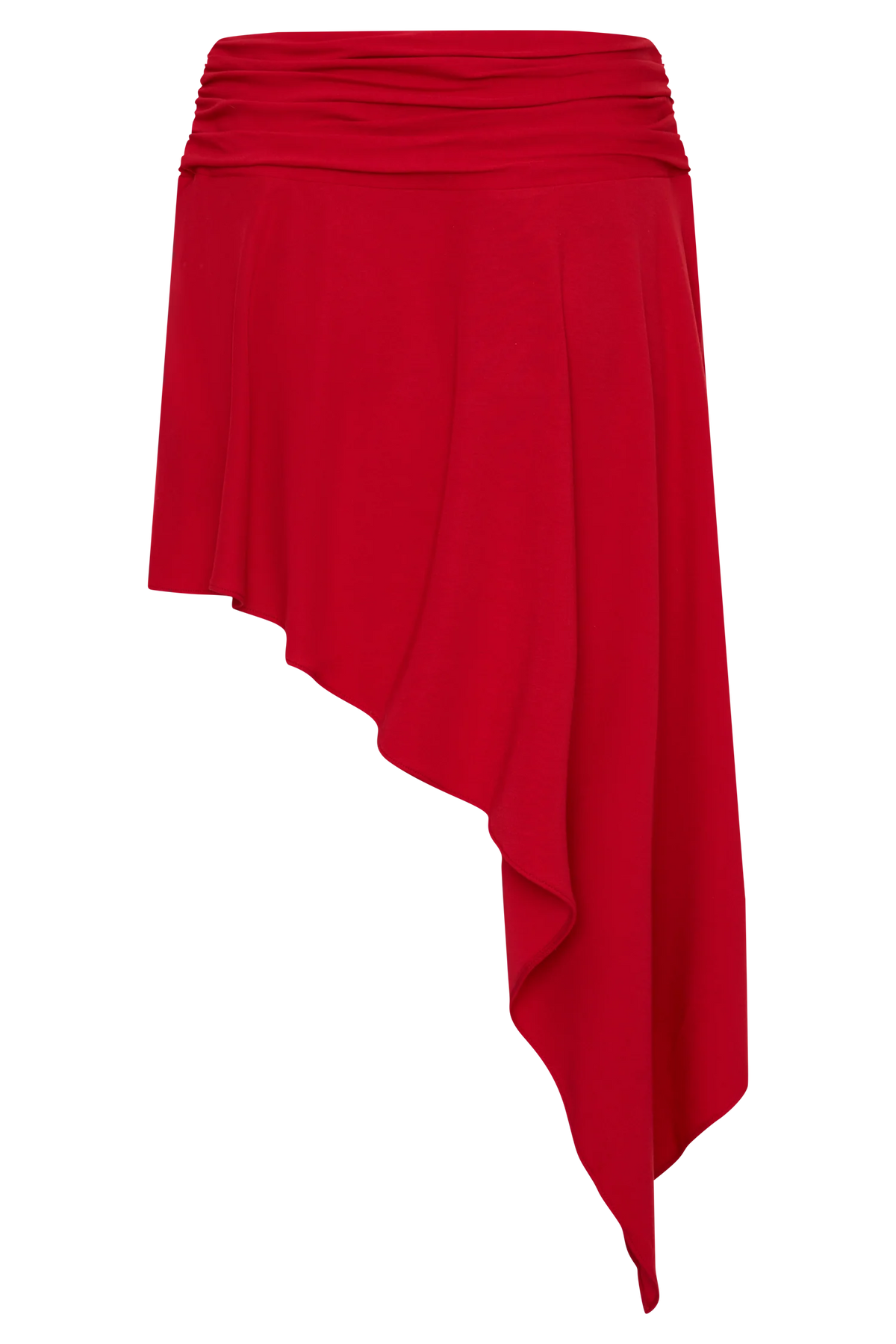 Talise Modal Hankie Midi Skirt Red