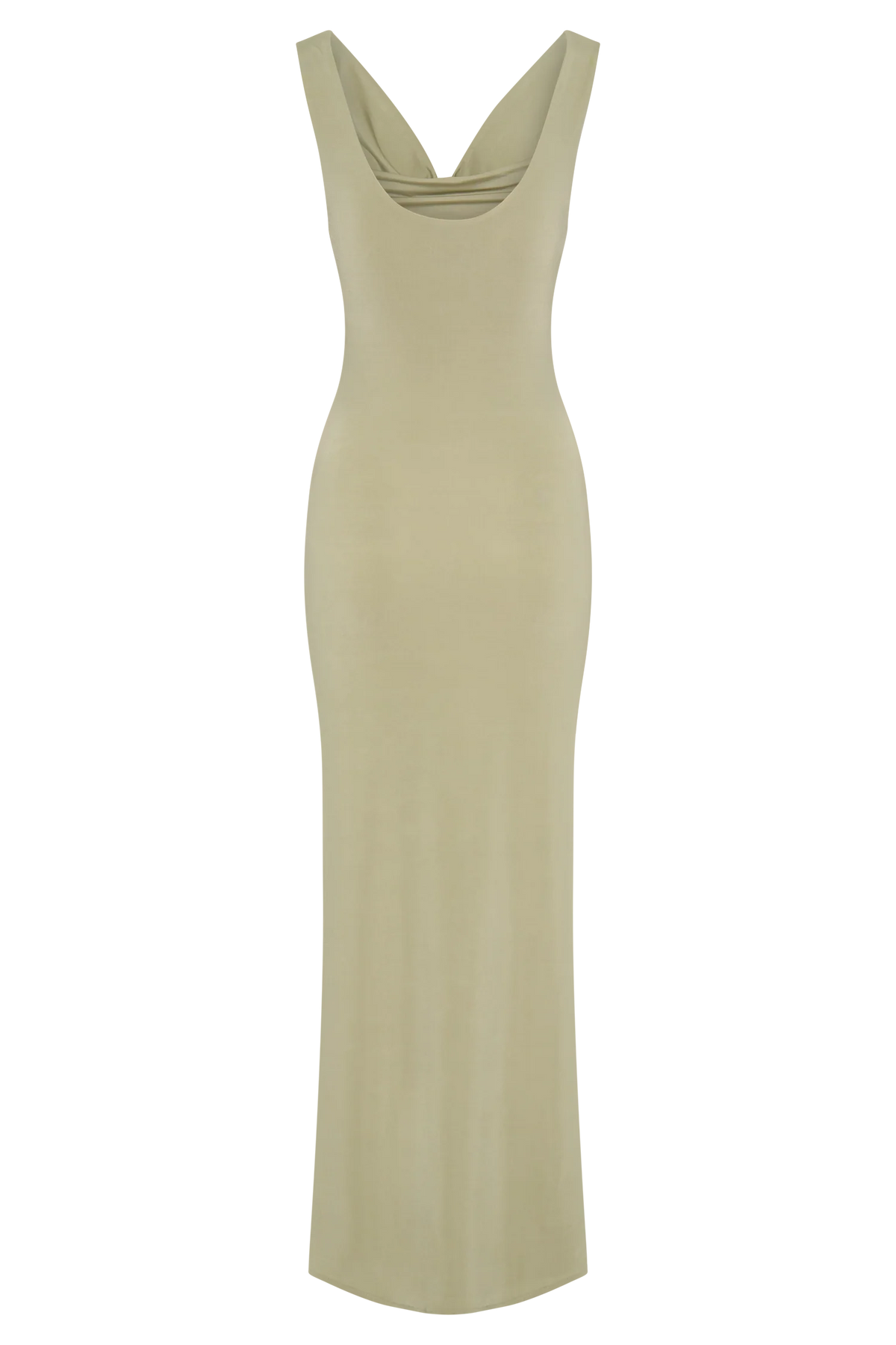 Marta Slinky Cowl Maxi Dress Sage