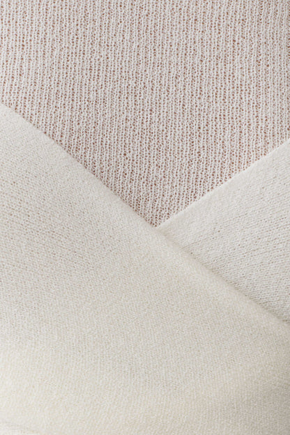 Lawson Wrap Knit Long Sleeve Top White