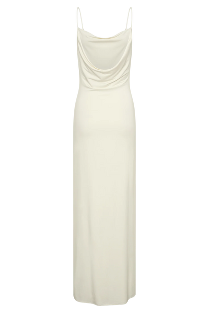 Joni Cowl Maxi Dress Ivory
