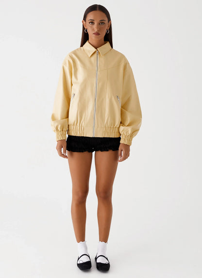 Holland Bomber Jacket Yellow