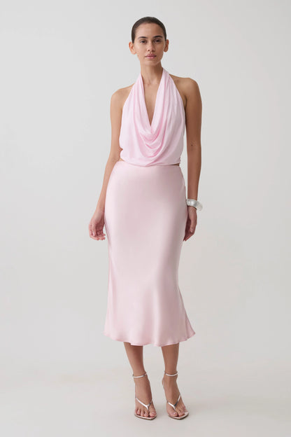 Huyen Cowl Front Modal Top Ballet Pink