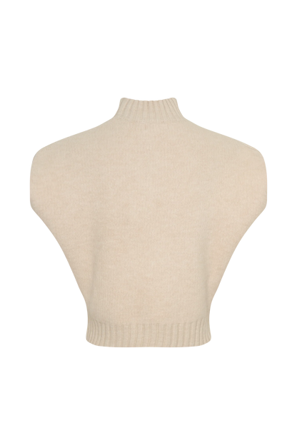Niko Knit Oversized Top Ivory