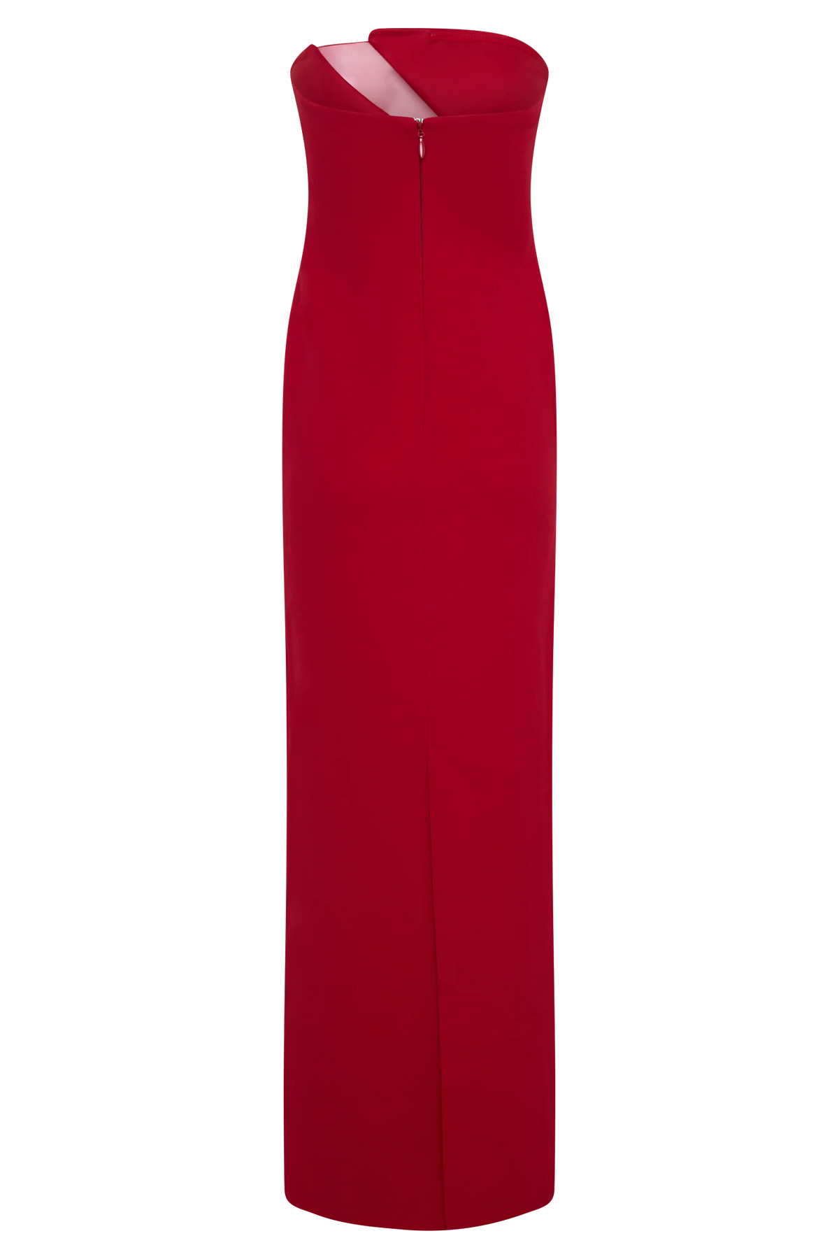 Lianne Strapless Maxi Dress Red