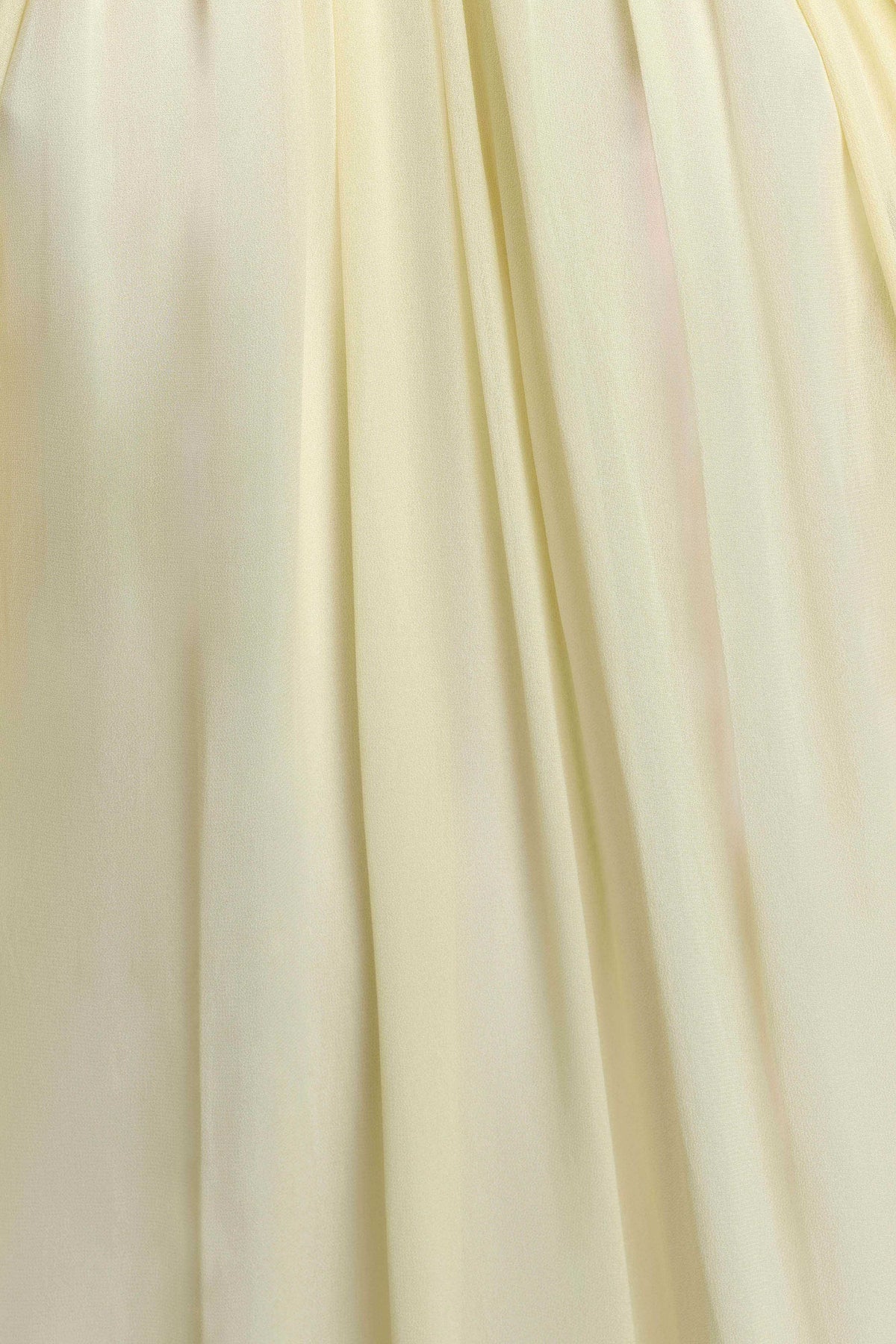 Janni Chiffon Maxi Dress With Hardware Lemon Lime