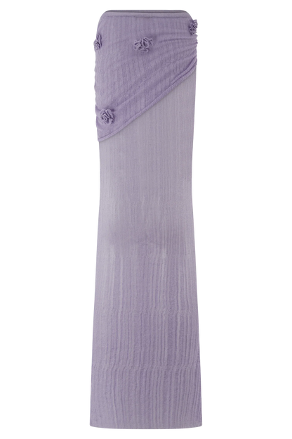 Orianna Orchid Knit Maxi Skirt Orchid