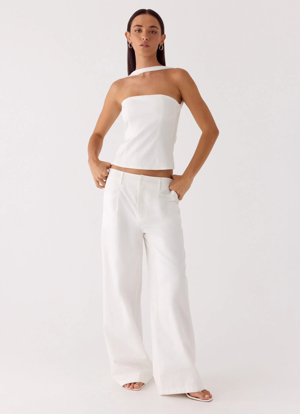 Emilia Pant White