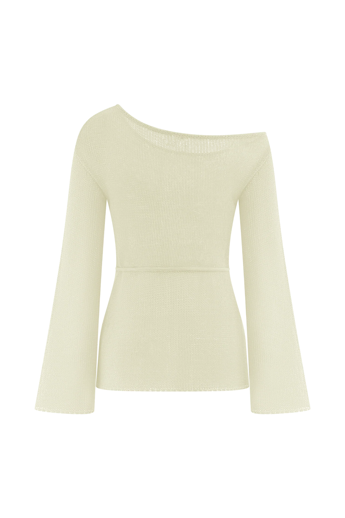 Reagan Off Shoulder Knit Top White