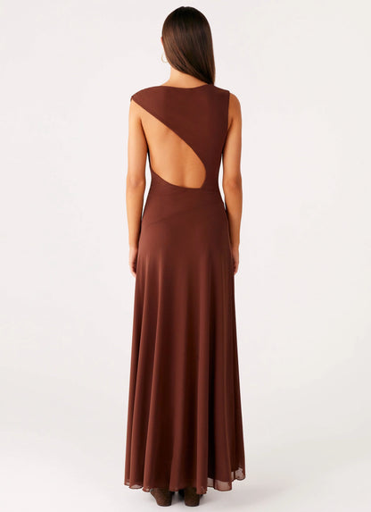 Danika Maxi Dress Chocolate