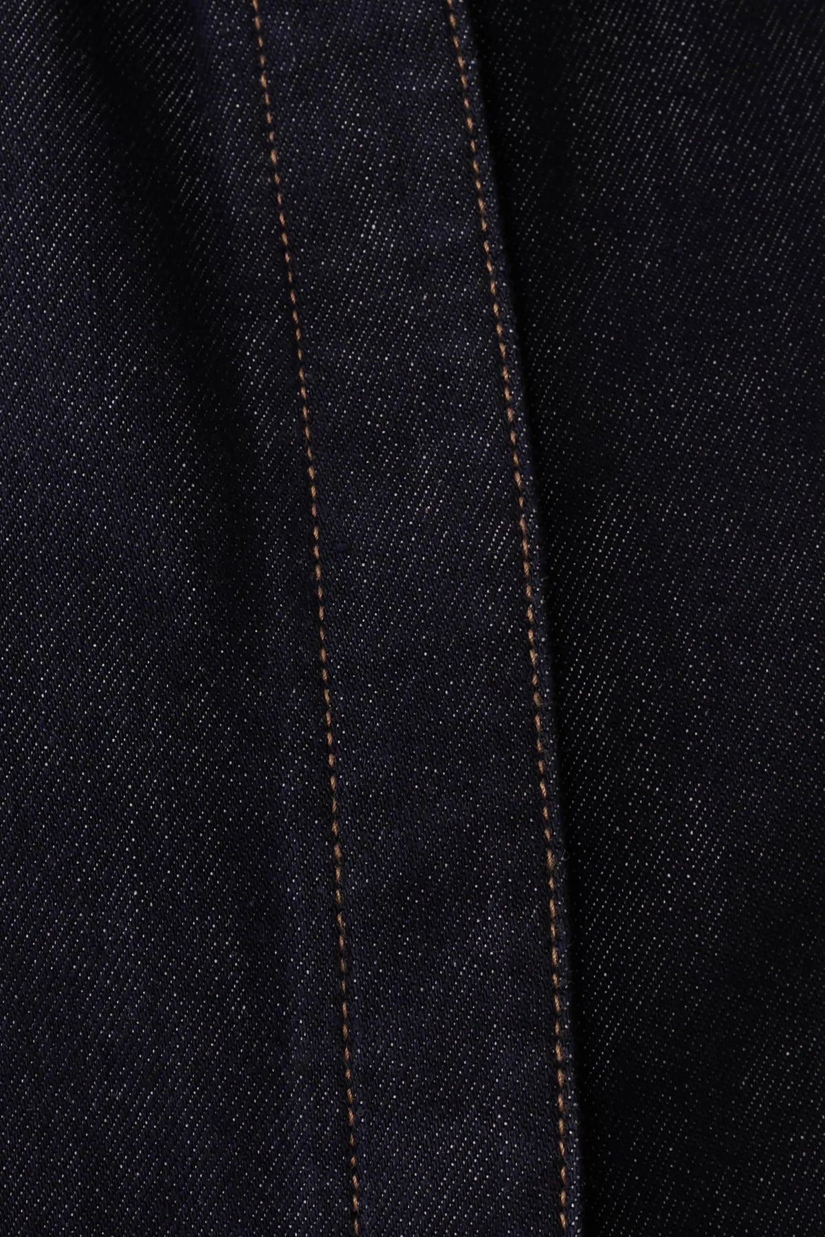 Jeremy Collared Denim Longline Top Washed Indigo Blue