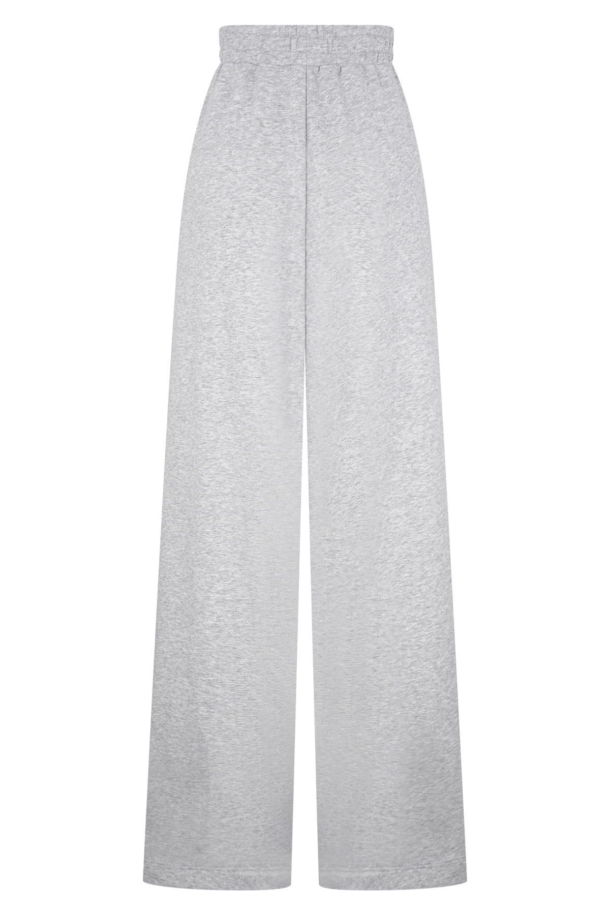 Aspen Gathered Wide Leg Jogger Light Grey Marle