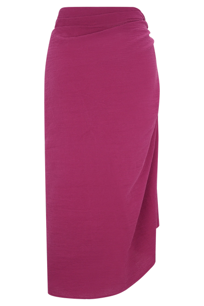 Evie Cotton Sarong Wine