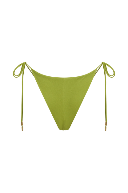 Blossom Side Tie Bikini Bottom Green