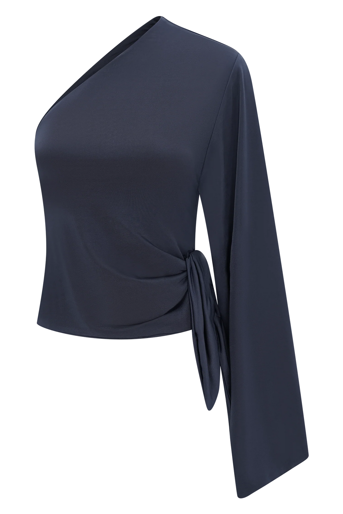 Vivica Slinky One Shoulder Top Midnight Navy