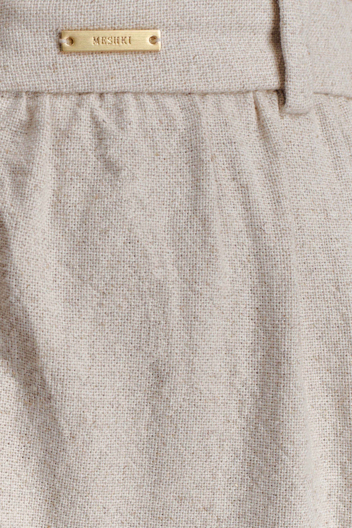 Gabby Straight Leg Linen Pants Natural