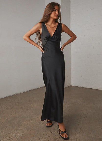 Loren Midi Dress Black