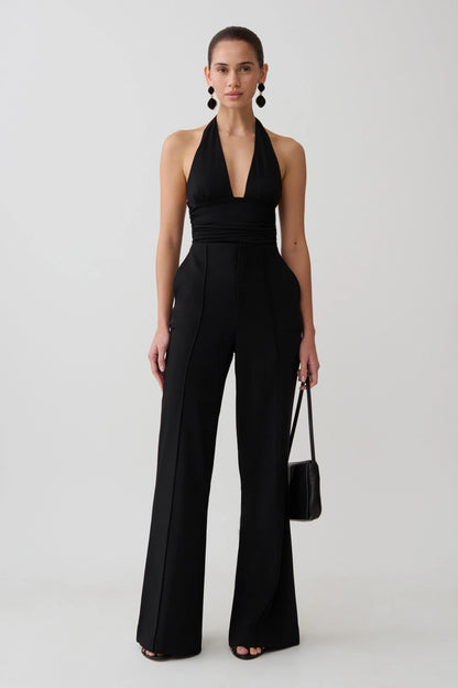 Eden High Waisted Suiting Pants Black