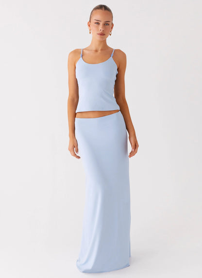 Garrix Bead Cami Top Baby Blue
