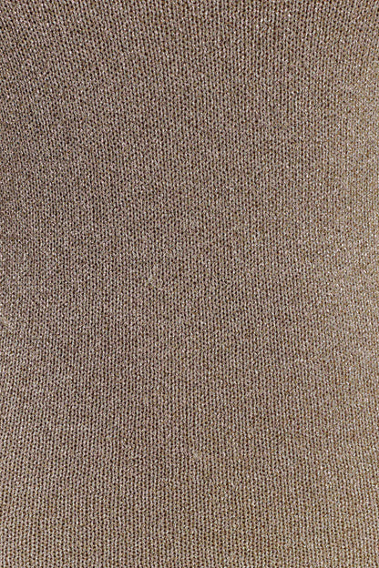 Sandrine Lurex Knit Maxi Dress Gold
