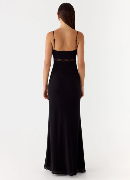 Opulent Maxi Dress Black