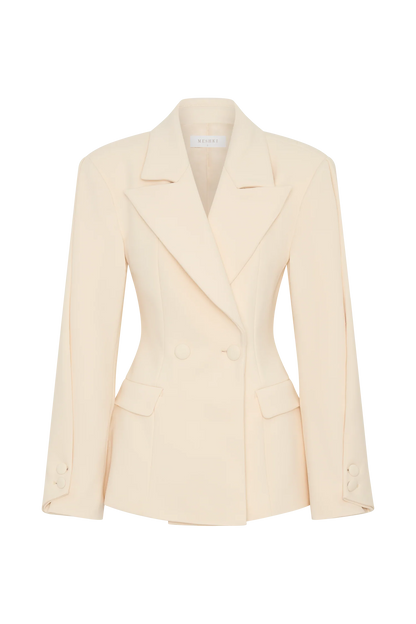 Wesley Structured Blazer Buttercream