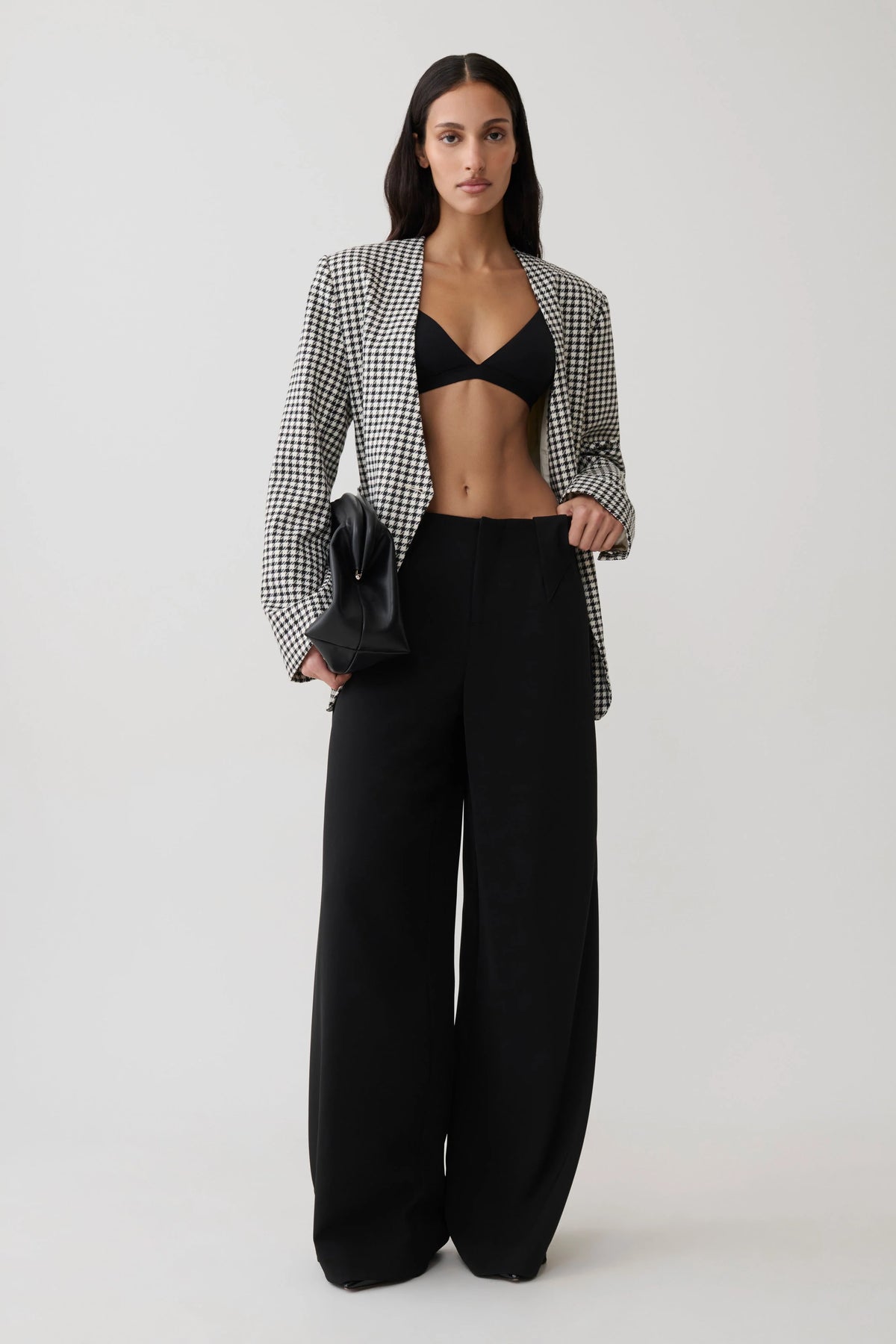 Kels Micro Triangle Bralette Black