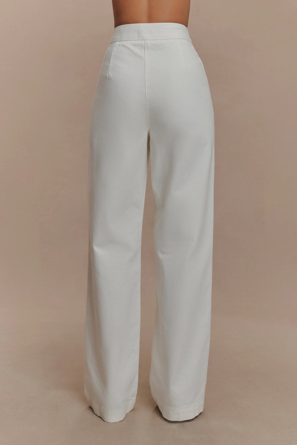Rayne Wide Leg Denim Jeans White
