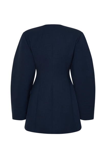 Beatrice Blazer Mini Dress Navy