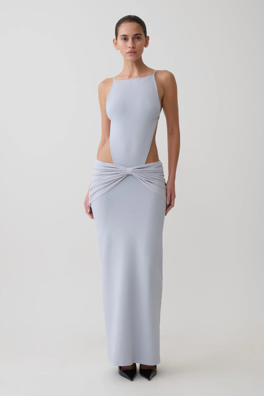 Nathaelie Sleeveless Maxi Dress Sky Blue