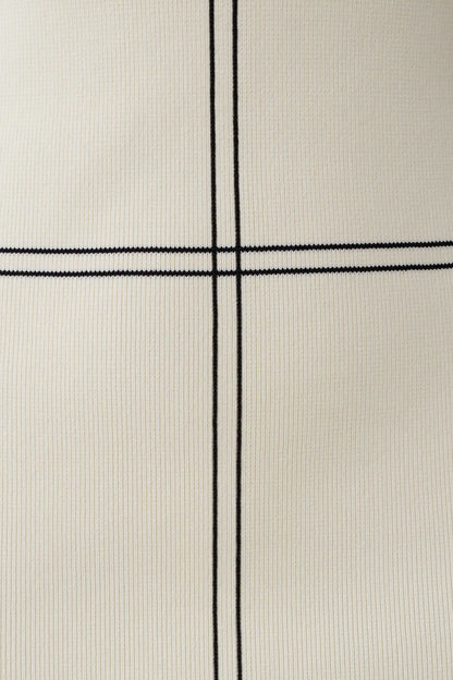 Malone Bandage Knit Midi Dress Ivory