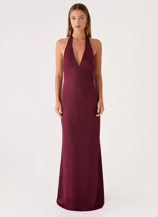 Eloise Maxi Dress Plum