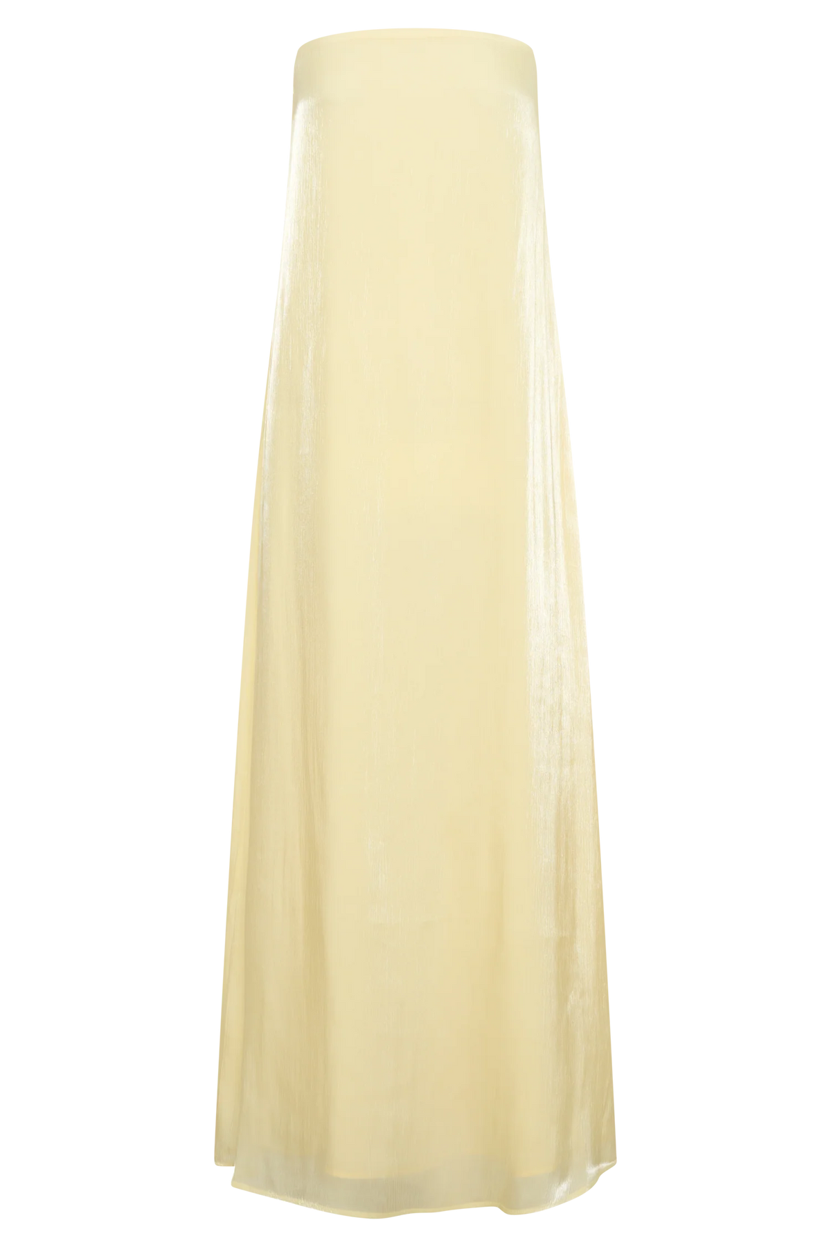 Olivia Strapless Maxi Dress Lemon
