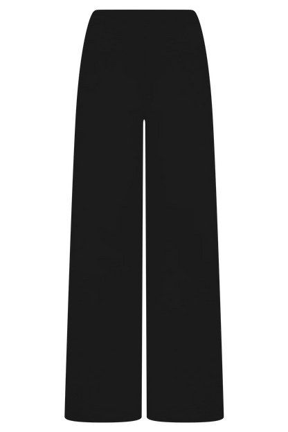 Kerrymae Straight Leg Knit Pants Black
