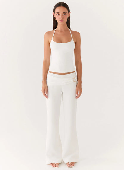 Shaniqua Pant White