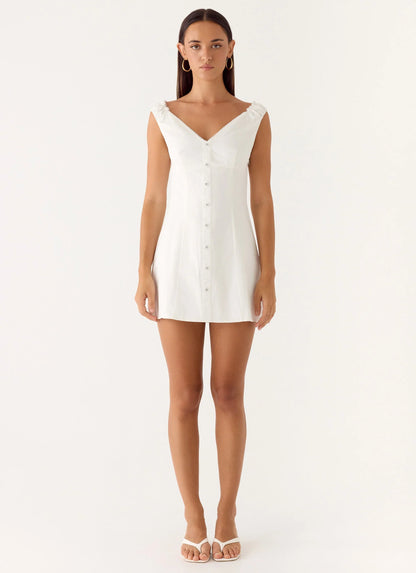Drift Mini Dress White